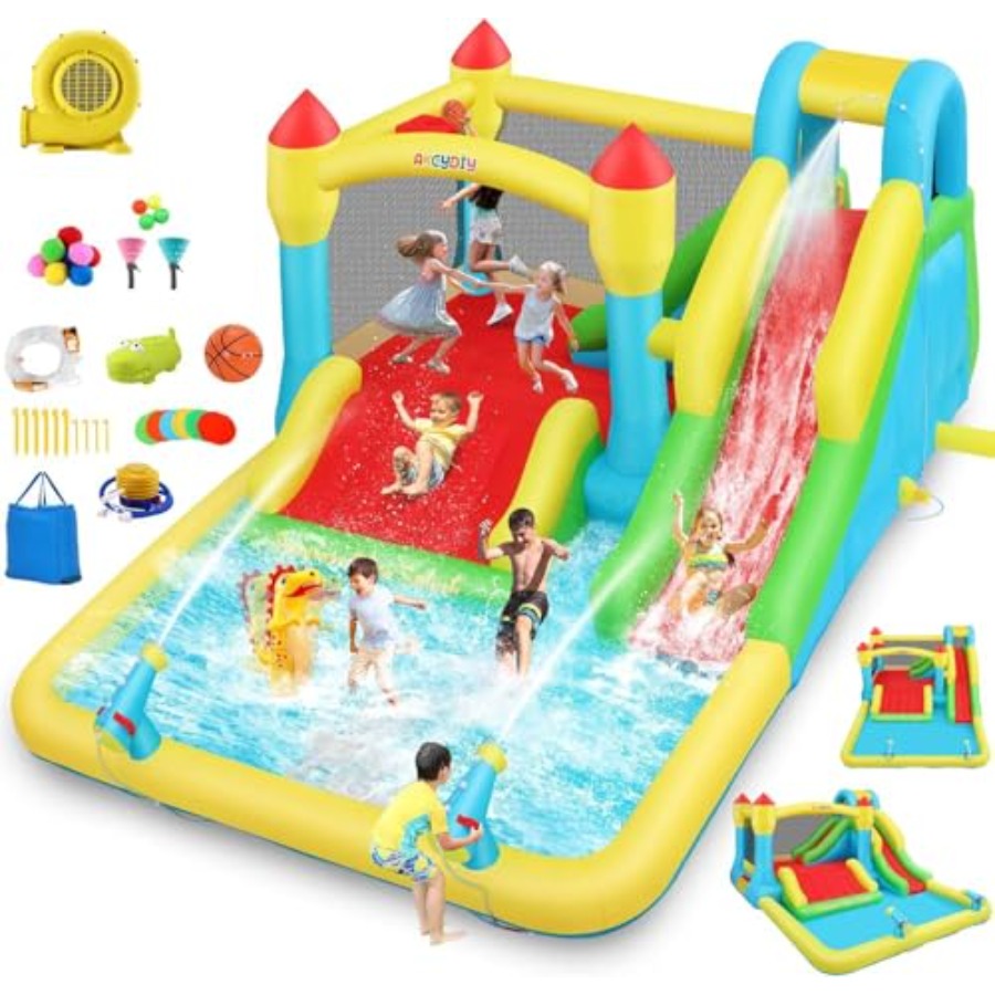 Kids Outdoor Ball - Casa de juegos inflable acuática para