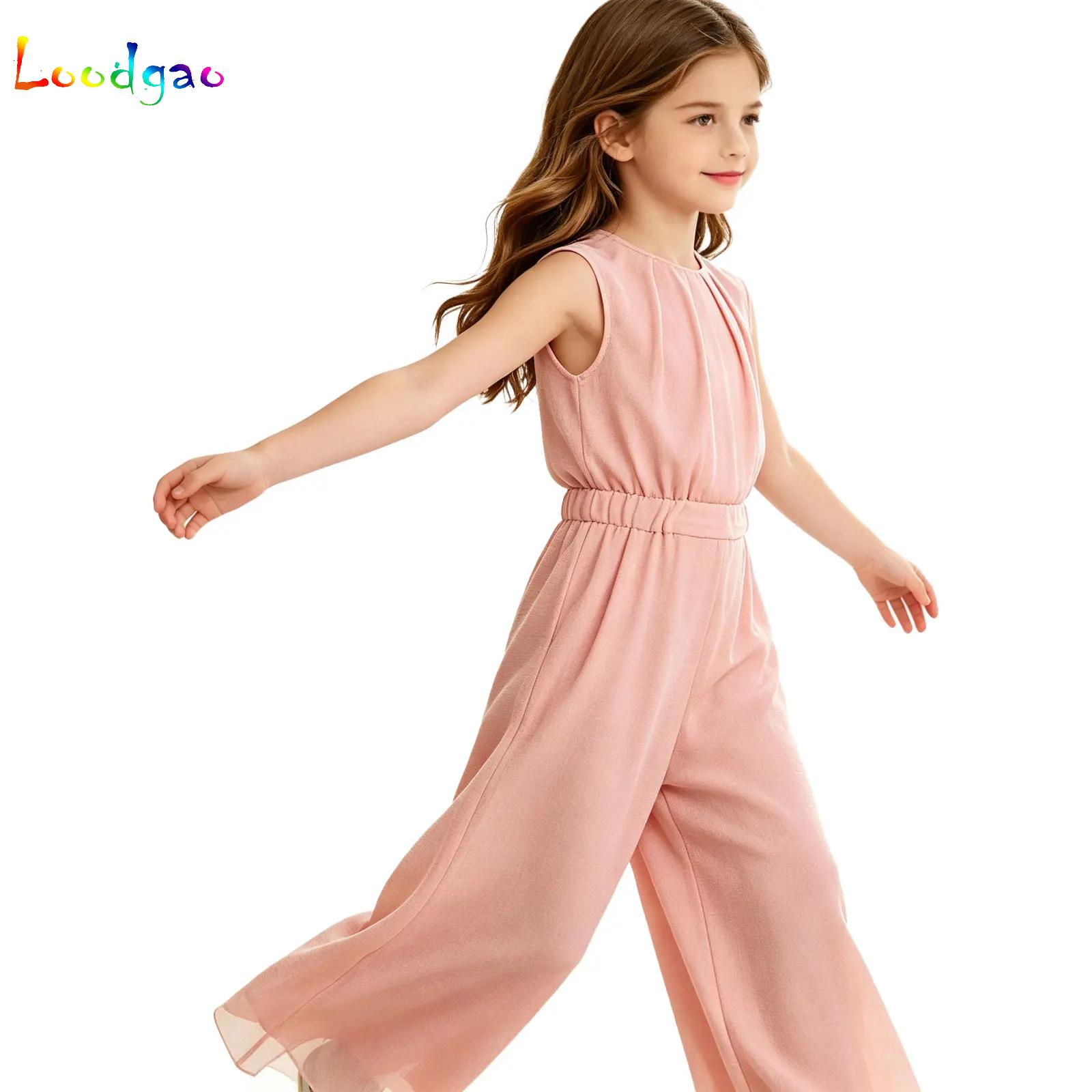 Kids Outdoor Outfit - Mono casual brillante de malla para