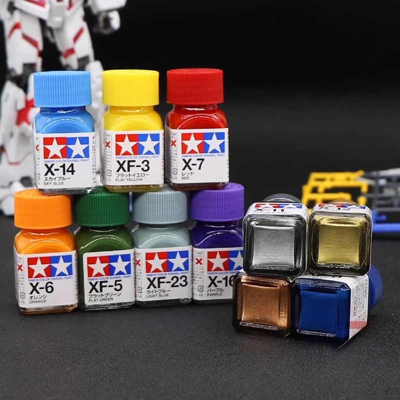 Tamiya Model Paint Set - Diluyente Oleoso TAMIYA X1-24, Pigmento a