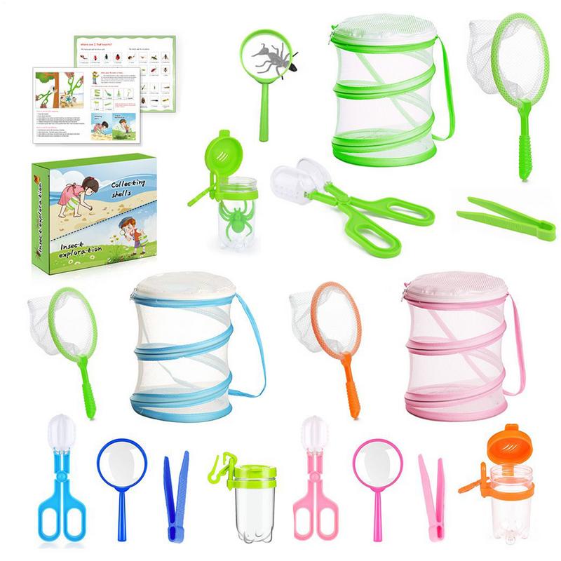 Kids Outdoor Explorer Set - Juego de atrapasamoscas para niños, exploración