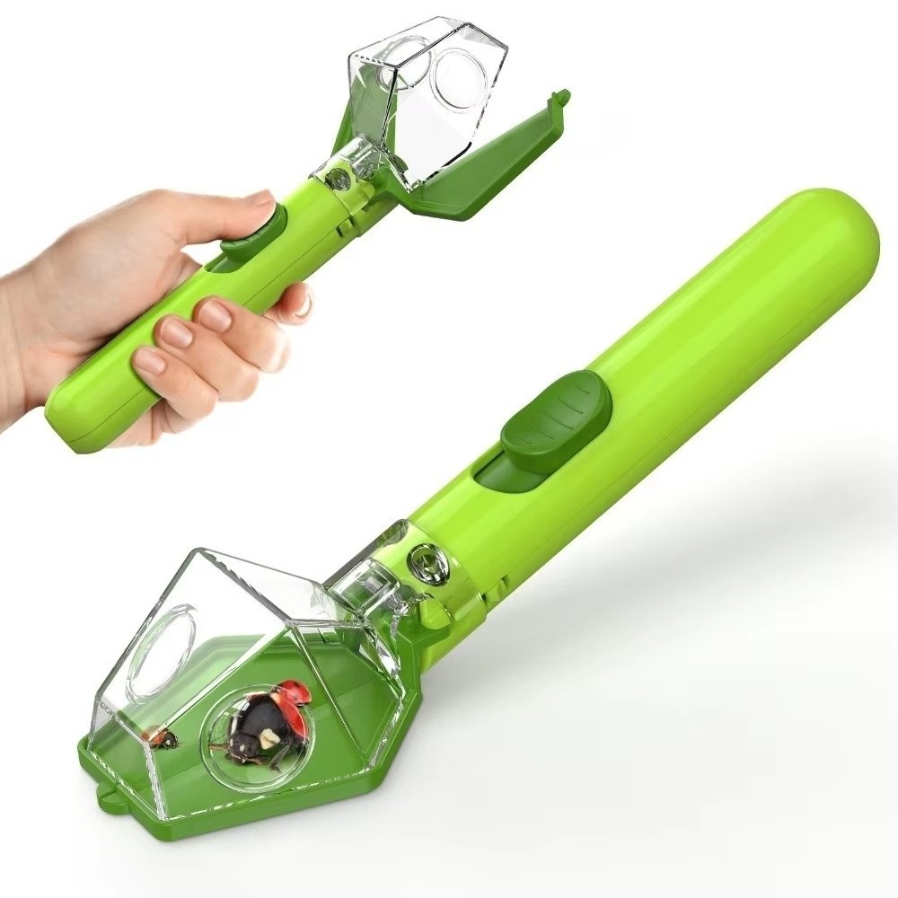 Kids Outdoor Explorer Kit - Atrapa insectos portátil multifuncional, mecanismo de