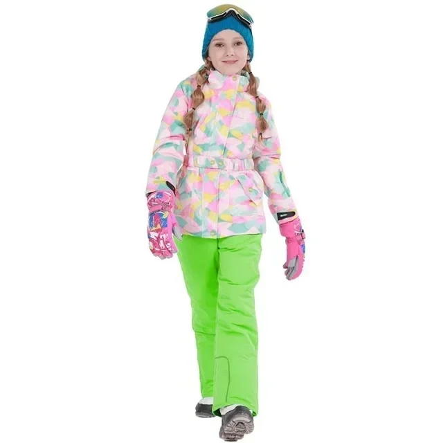 Kids Outdoor Overalls - Conjunto de Snowboard grueso para invierno,