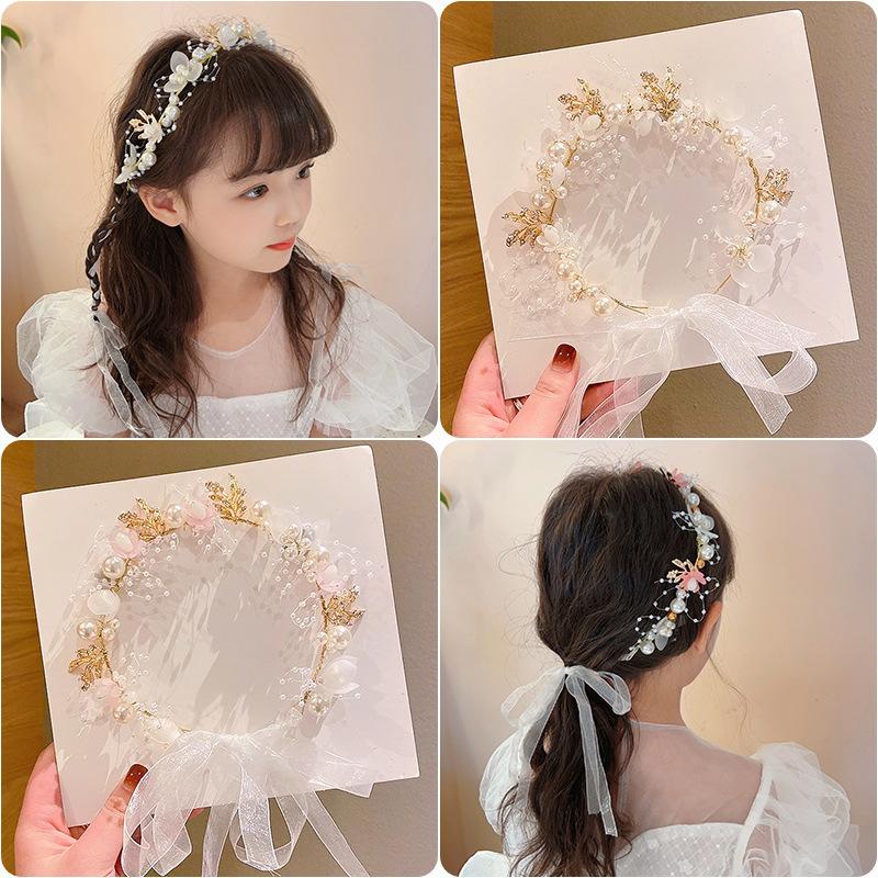 Kids Outdoor Decor - Diadema Floral Boho para Niños, Corona