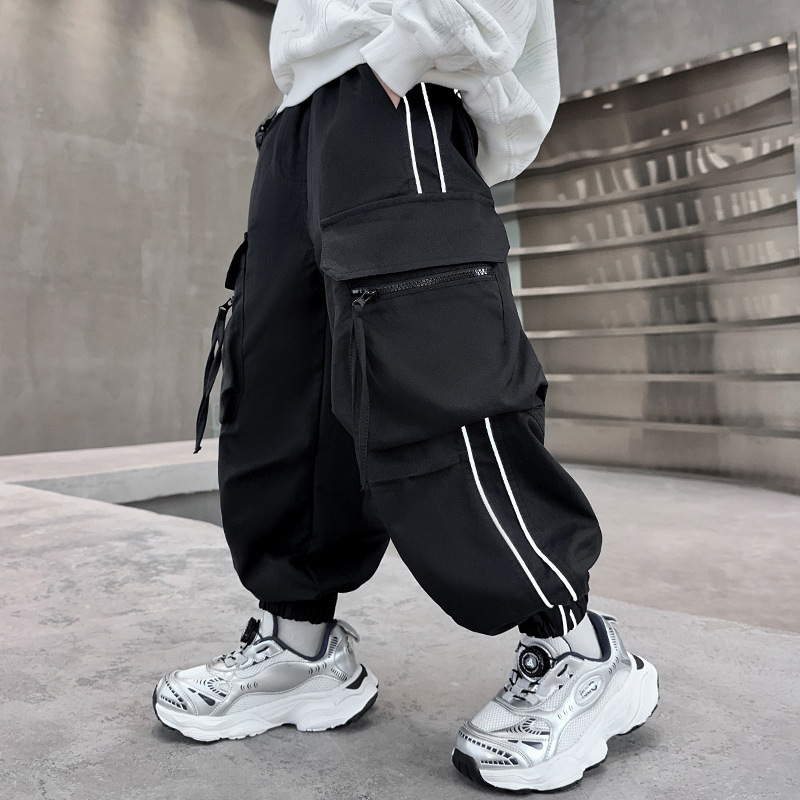 Kids Outdoor Overalls - Pantalones Cargo para Niños con Bolsillos