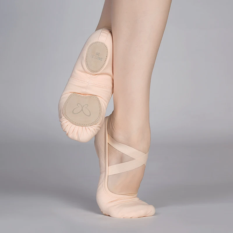 Kids Indoor Outdoor Slippers - Zapatos de baile elásticos de ballet