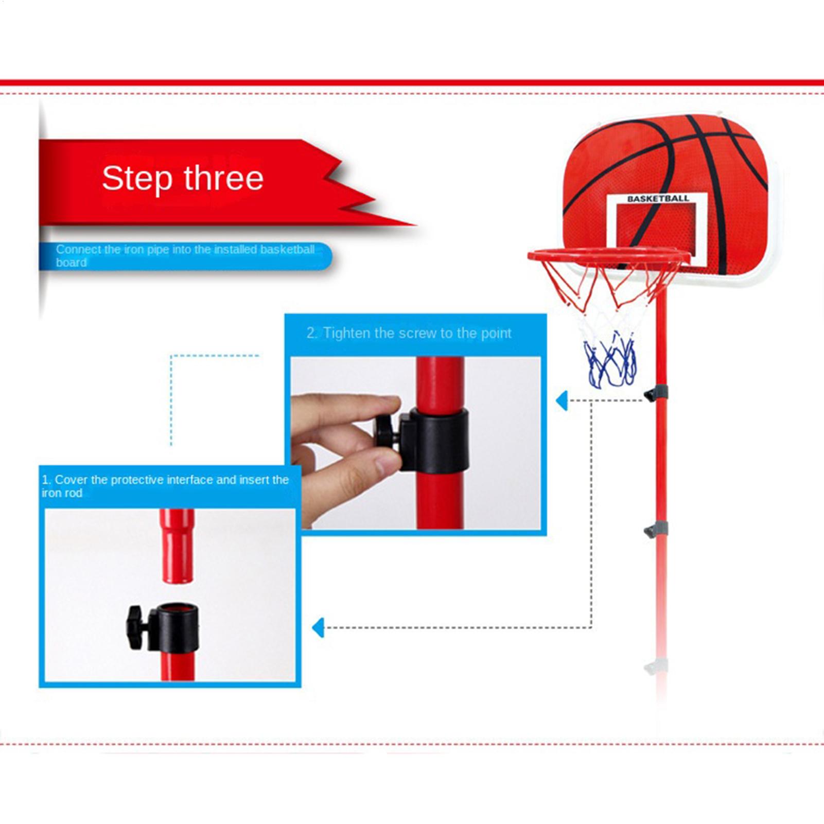 Kids Outdoor Ball - Canasta de Baloncesto y Soporte para