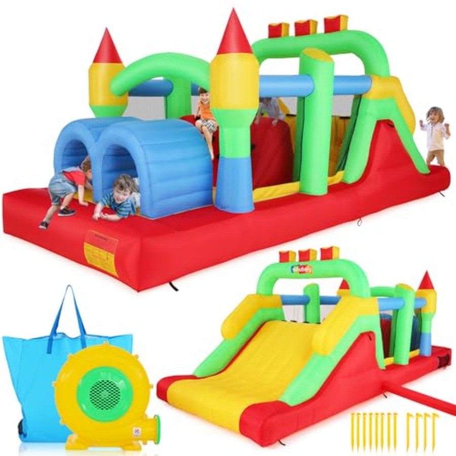 Kids Outdoor Bounce House - Casa de brinco inflable para exteriores