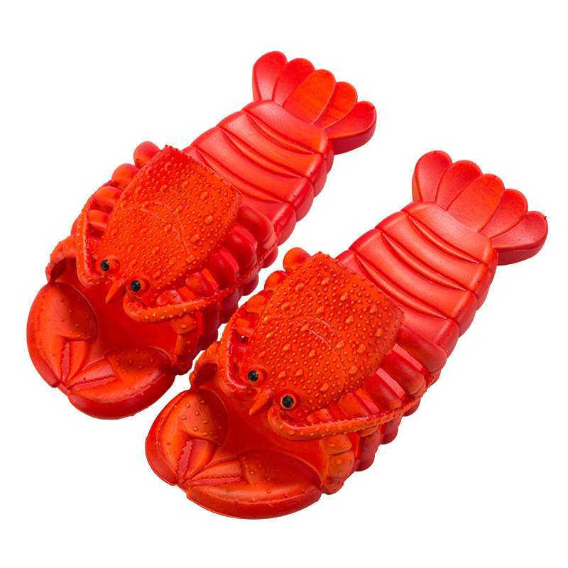 Kids Outdoor Shoes - Pantuflas de Langosta de Dibujos Animados
