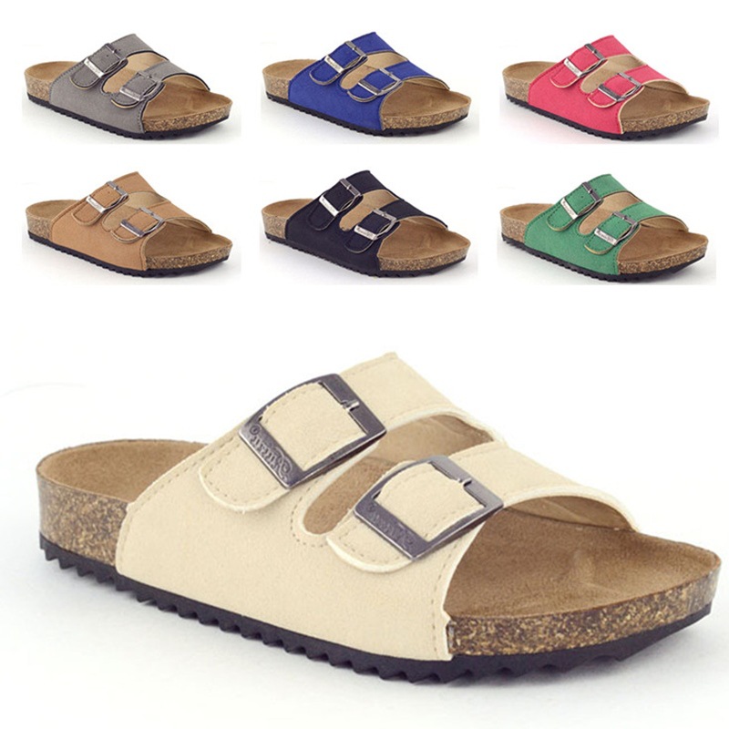 Kids Indoor Outdoor Slippers - Zapatillas de corcho para niños Sandalias