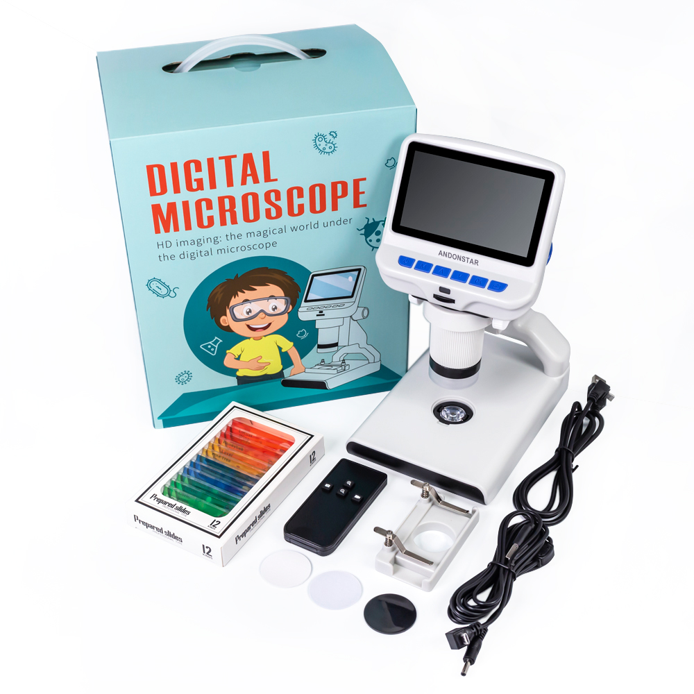 Kids Outdoor Microscope - Andonstar 4,3 pulgadas niños 2MP 1080P