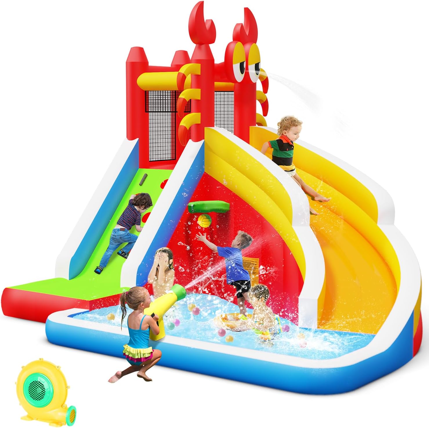 Kids Outdoor Bounce House - Gran Casa de Brinco Inflable con