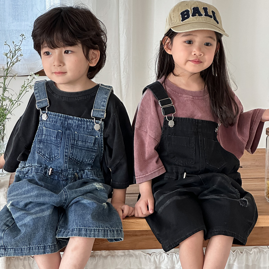 Kids Outdoor Overalls - Pantalones vaqueros unisex para niños, modelo