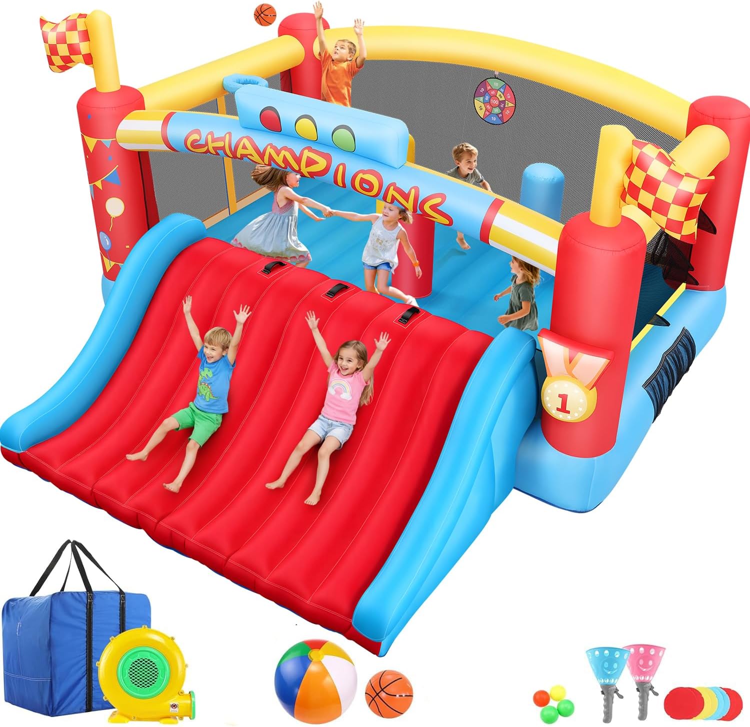 Kids Outdoor Bounce House - Gran Casa de Brinco Inflable para