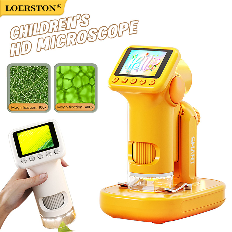 Kids Outdoor Microscope - Microscopio de Mano 1600X con Pantalla