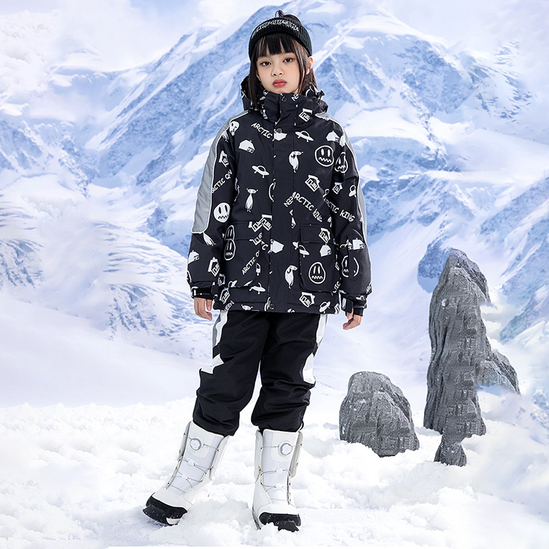 Kids Outdoor Overalls - Conjunto de ropa de esquí para