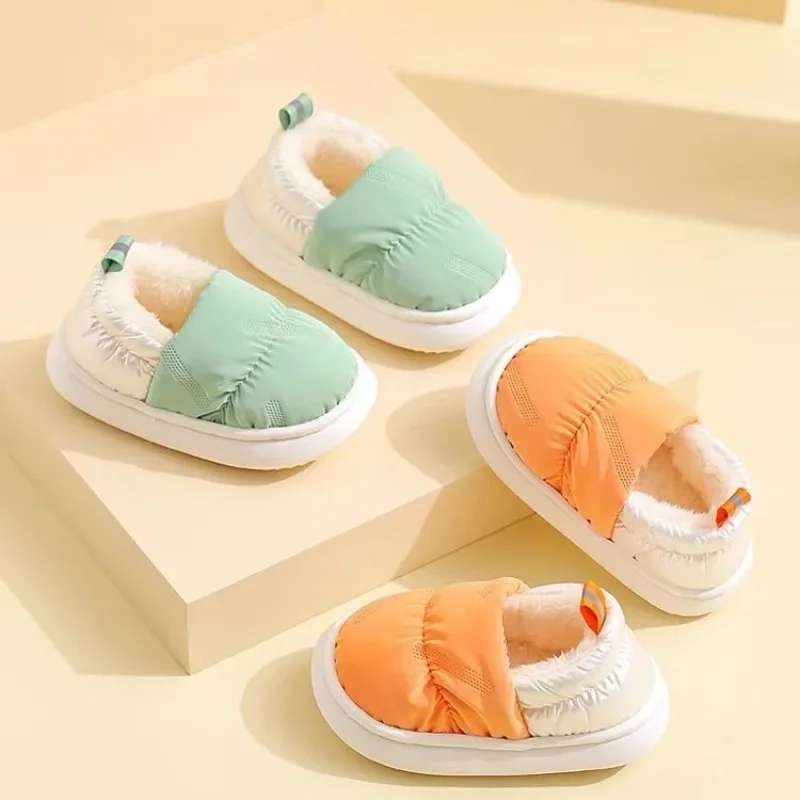 Kids Indoor Outdoor Slippers - Zapatillas de interior de algodón para