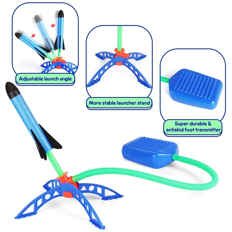 Bomba de pie de cohete para ex - Kids Outdoor Explorer Set reseña y precio
