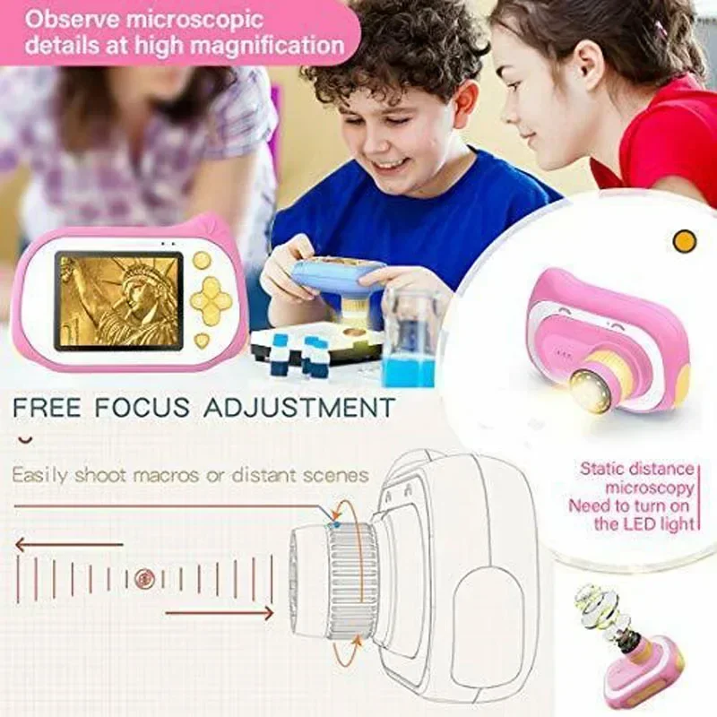 Cámara microscópica para acamp - Kids Outdoor Microscope reseña y precio