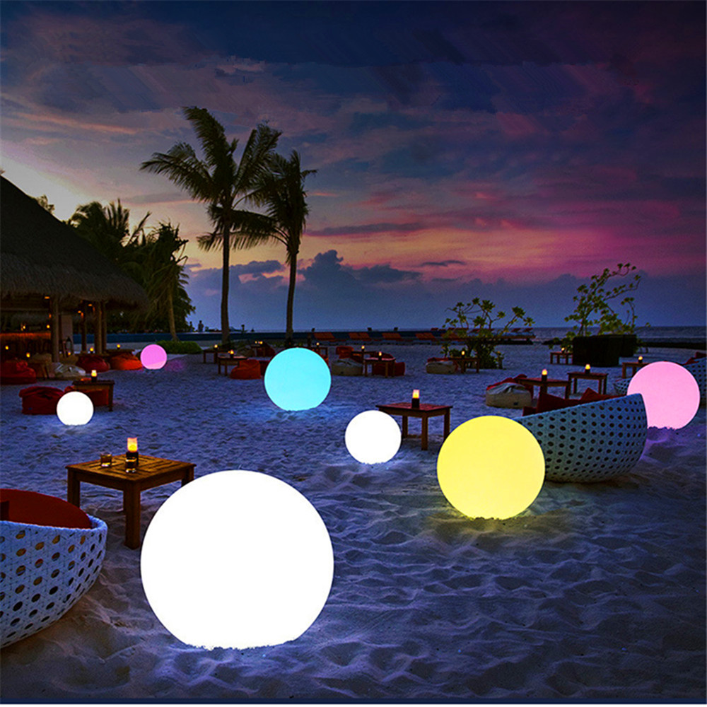 Luz LED recargable con bola br - Kids Outdoor Decor reseña y precio