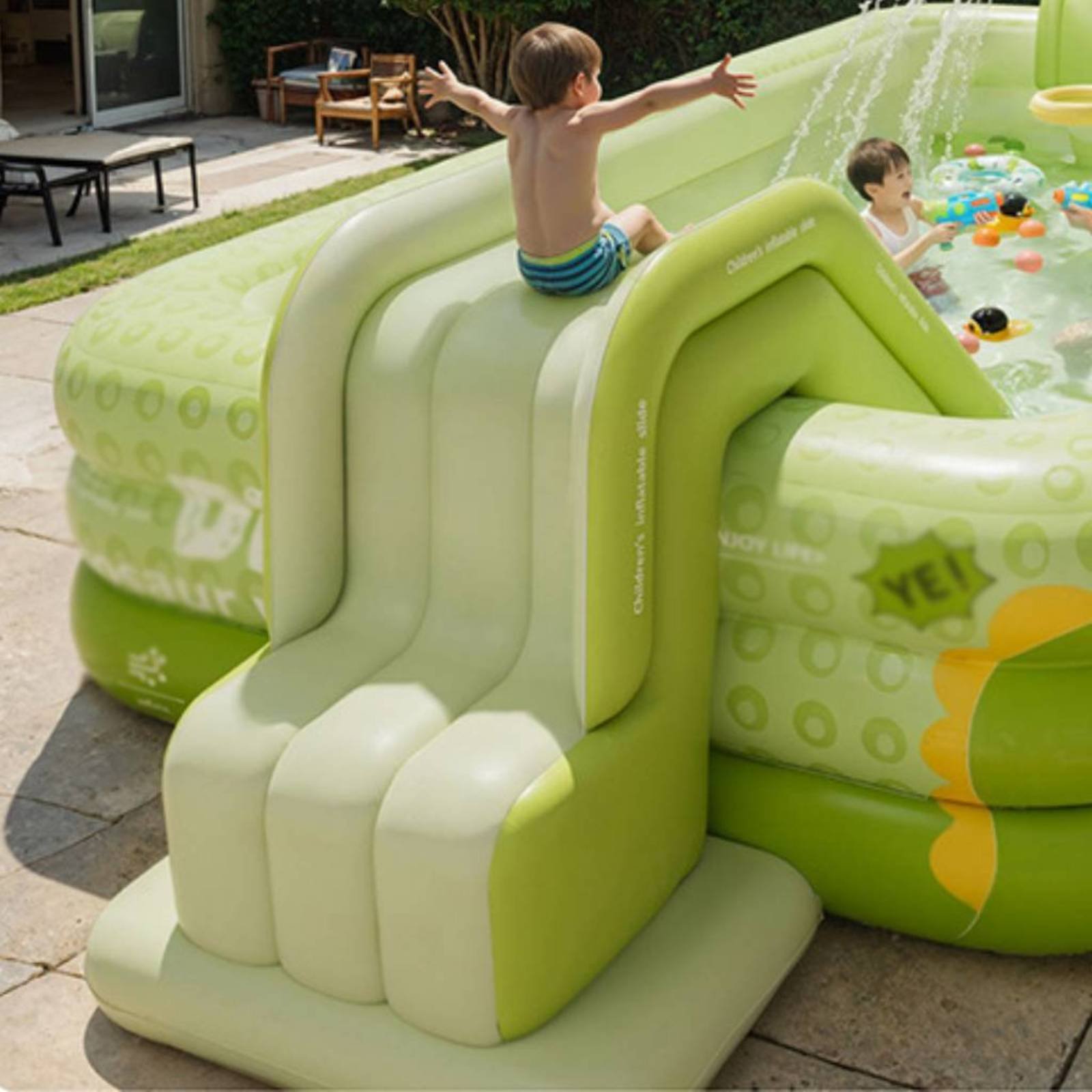Tobogán Inflable para Piscina, - Kids Outdoor Nature Toys reseña y precio