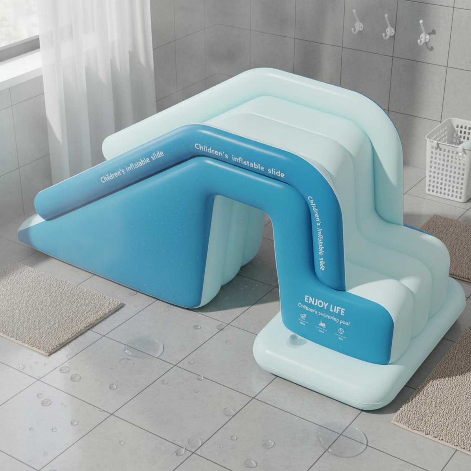 Tobogán Inflable para Piscina, - Kids Outdoor Nature Toys reseña y precio