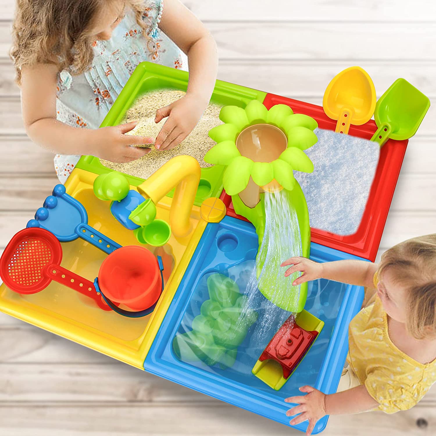 Mesa de playa para niños, jueg - Kids Outdoor Nature Toys reseña y precio