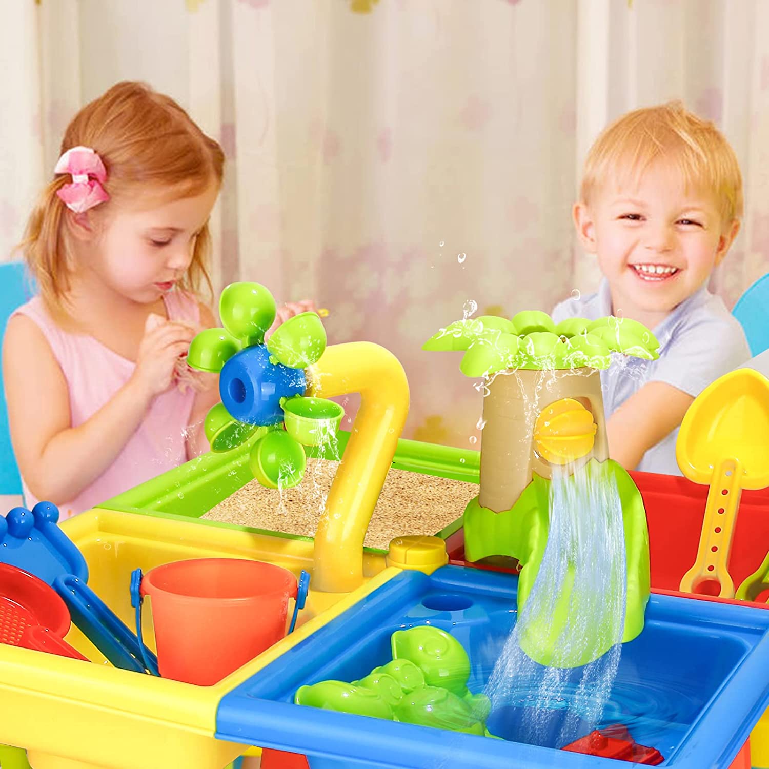 Mesa de playa para niños, jueg - Kids Outdoor Nature Toys reseña y precio