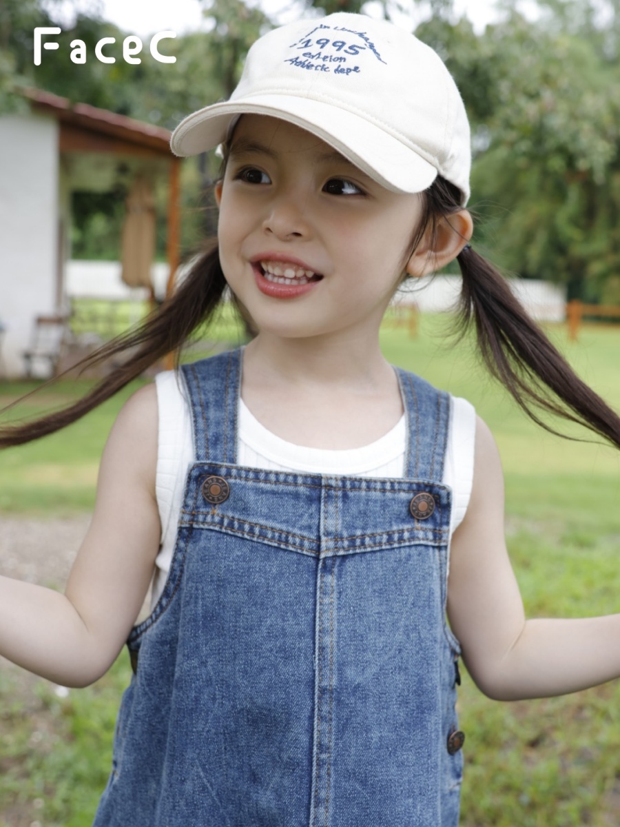 Peto falda vaquero vintage lav - Kids Outdoor Overalls reseña y precio