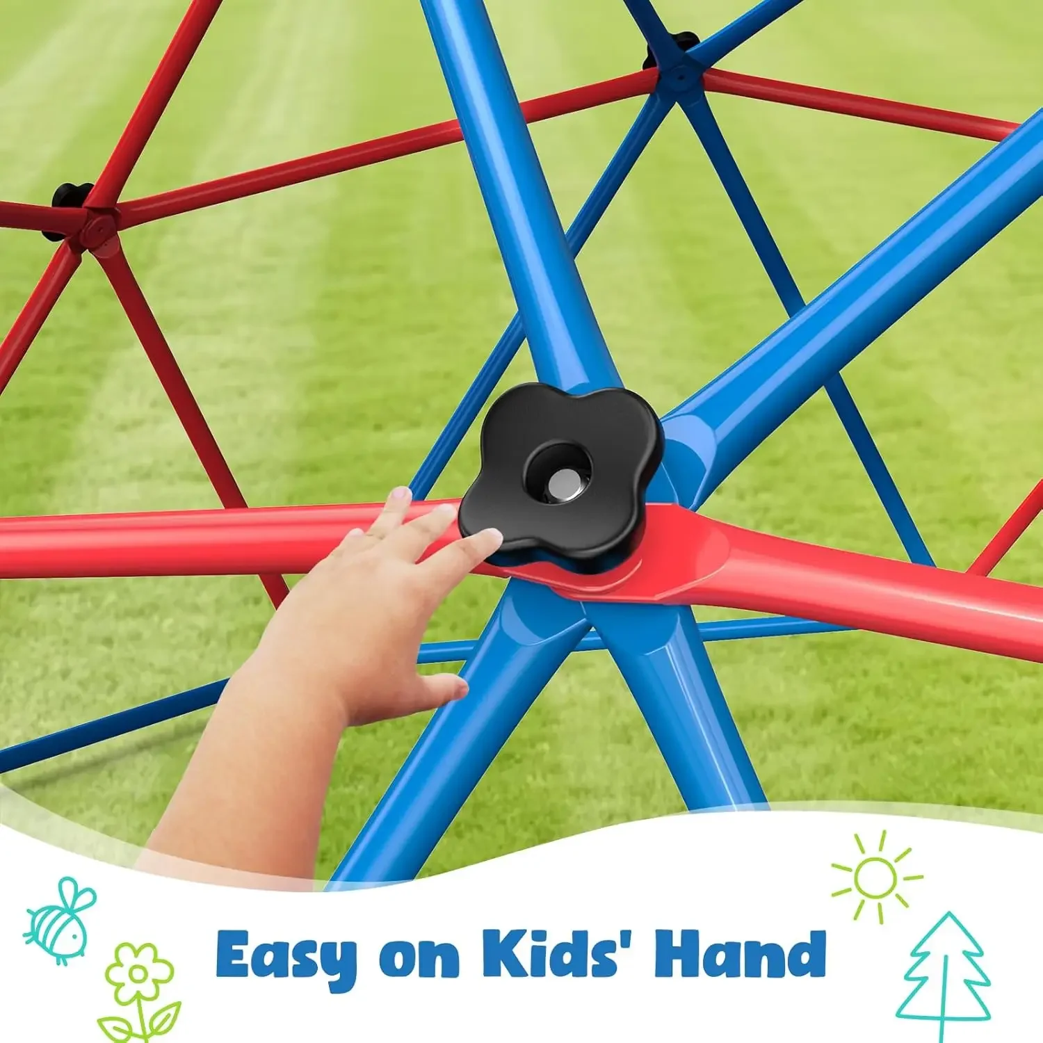 Columpio Hapfan Climbing Dome  - Kids Outdoor Climbing Dome reseña y precio