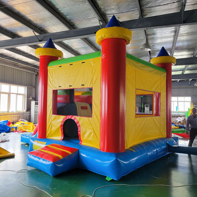 Casa de rebote con tobogán, ca - Kids Outdoor Bounce House reseña y precio