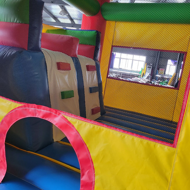 Casa de rebote con tobogán, ca - Kids Outdoor Bounce House reseña y precio