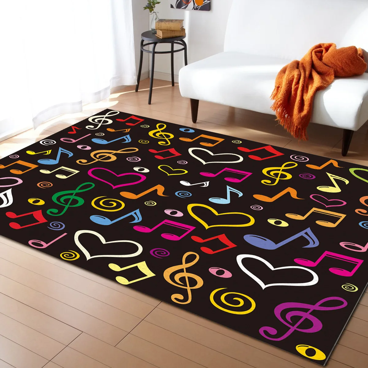 Alfombra colorida de música y  - Kids Outdoor Kitchen Diy reseña y precio