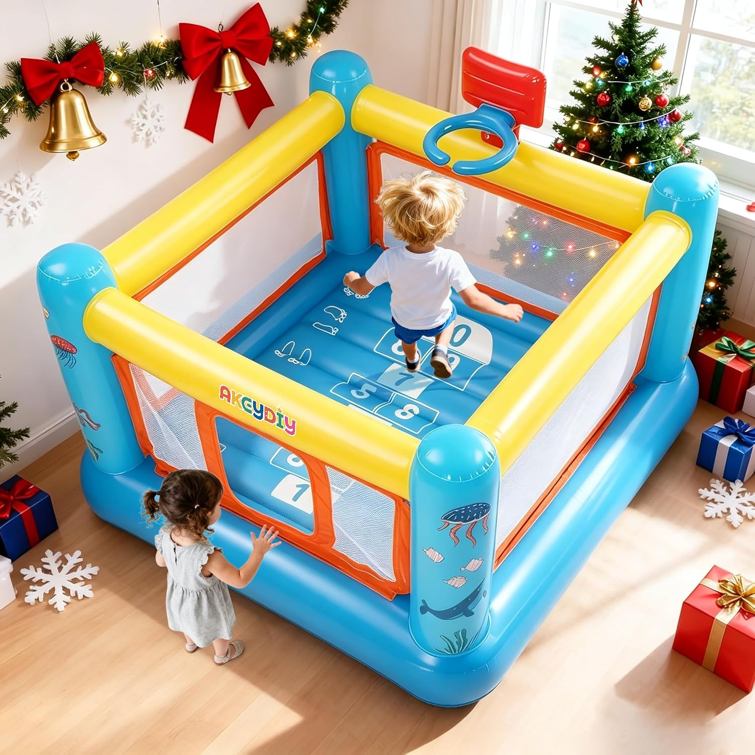Casa de Brinco Inflable de PVC - Kids Outdoor Bounce House reseña y precio