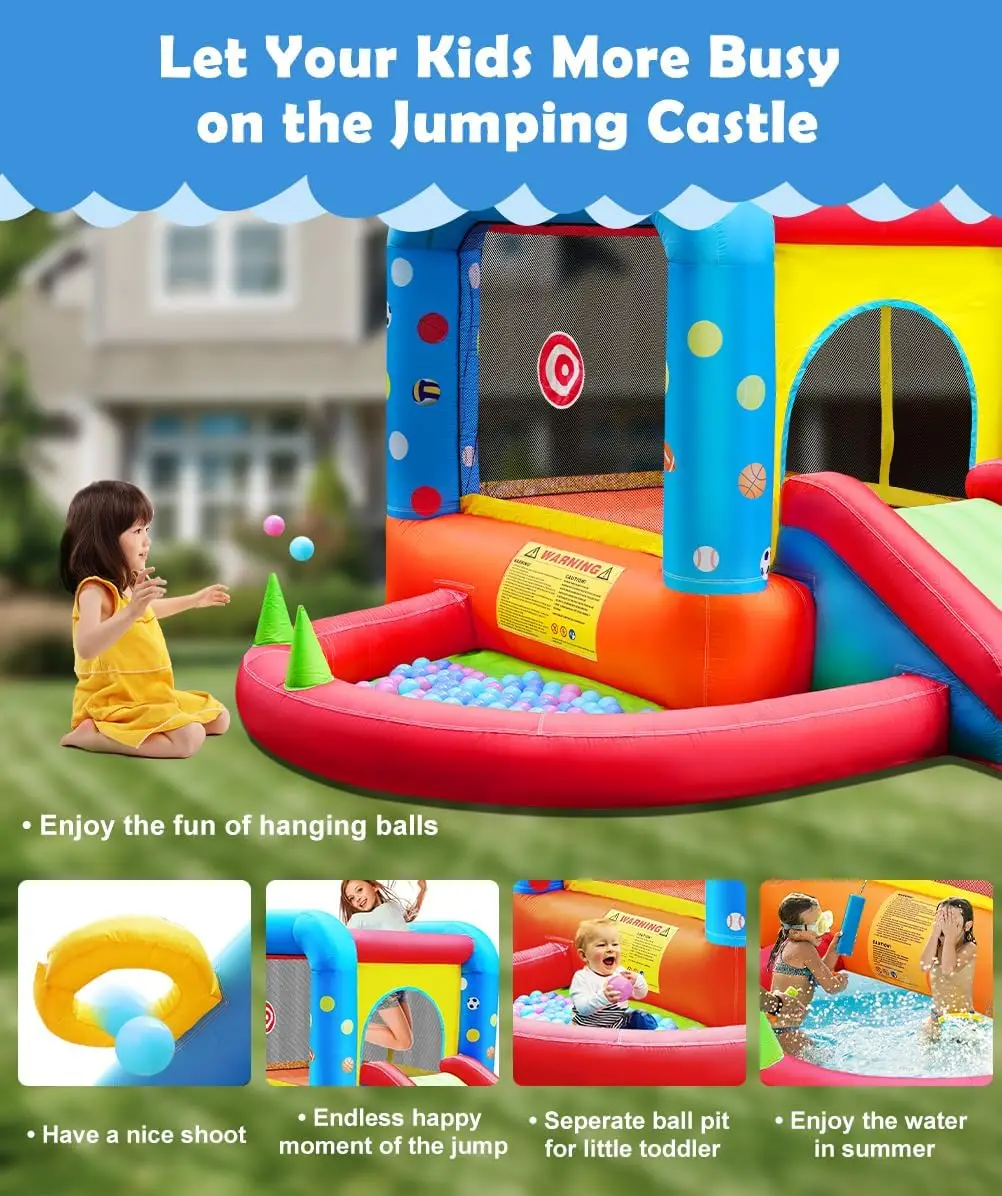 Castillo Inflable Step4Fun, To - Kids Outdoor Bounce House reseña y precio