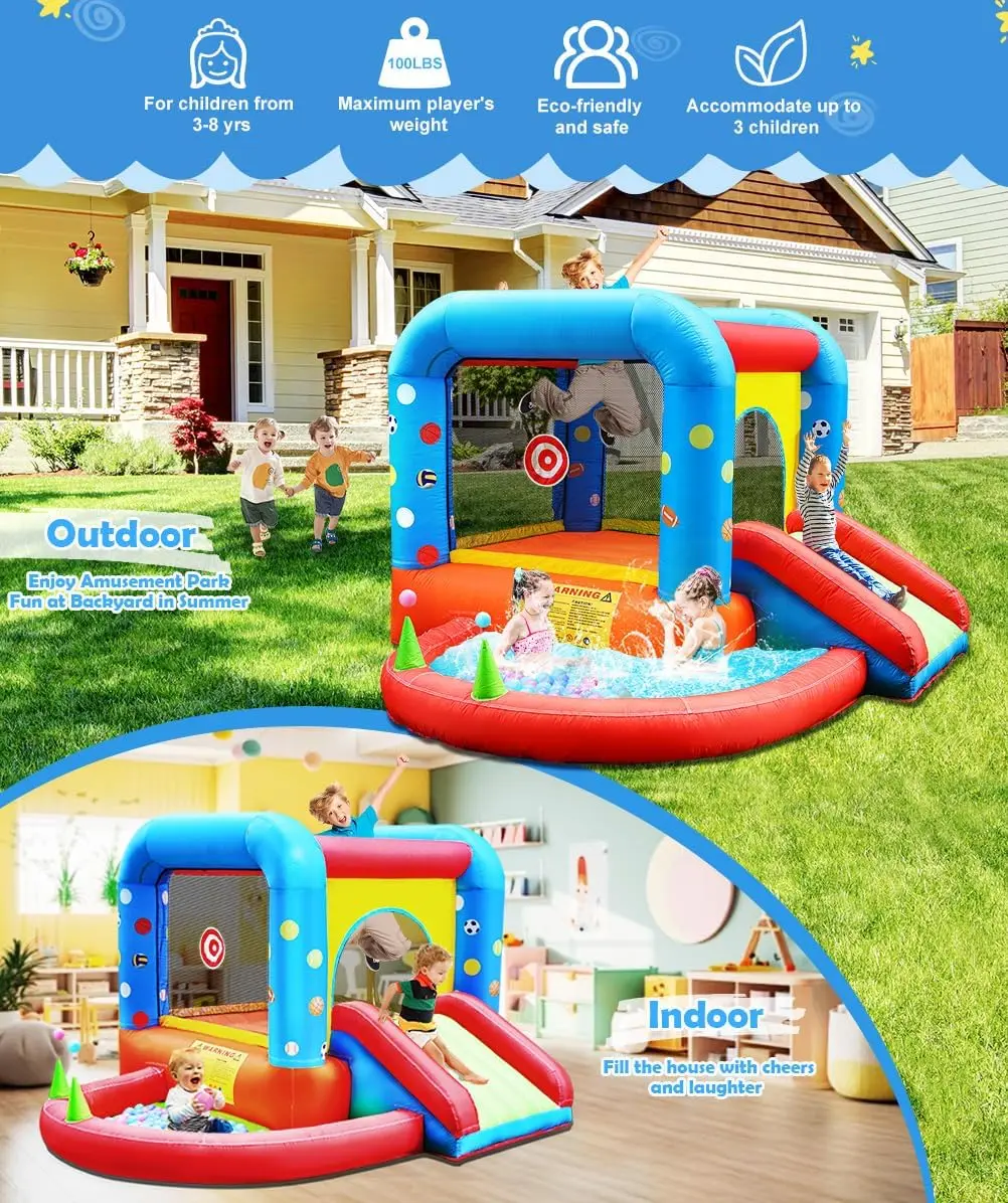 Castillo Inflable Step4Fun, To - Kids Outdoor Bounce House reseña y precio