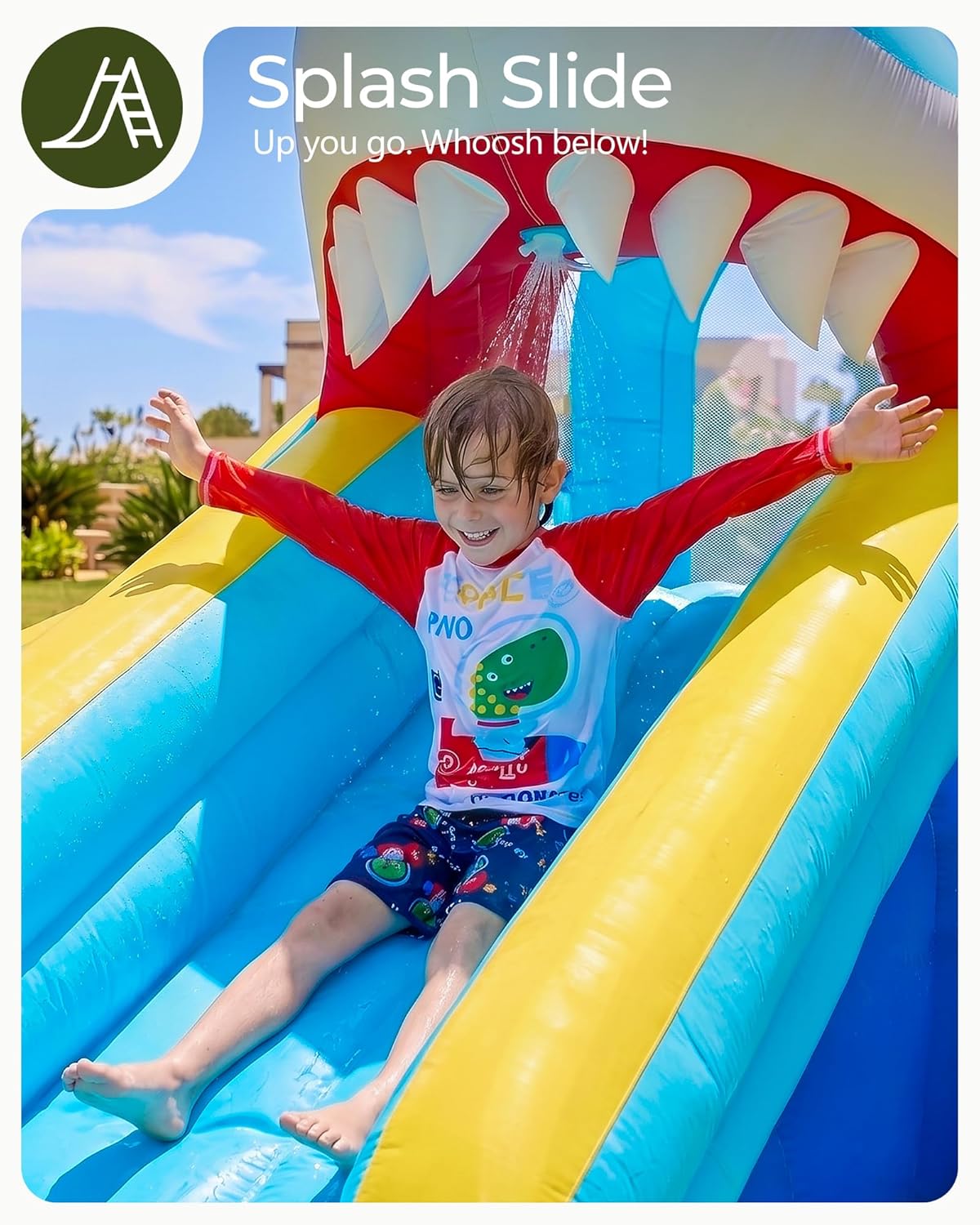 Tobogán Acuático Inflable para - Kids Outdoor Bounce House reseña y precio