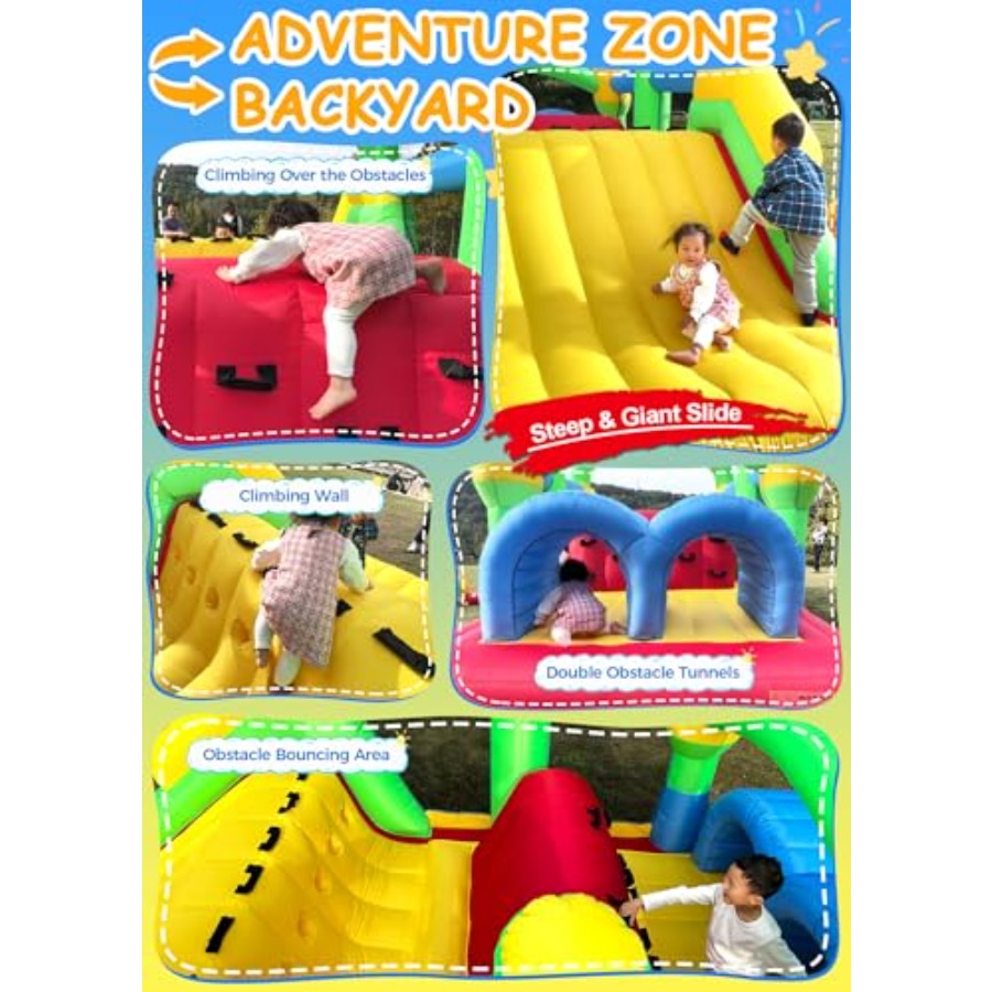 Casa de brinco inflable para e - Kids Outdoor Bounce House reseña y precio