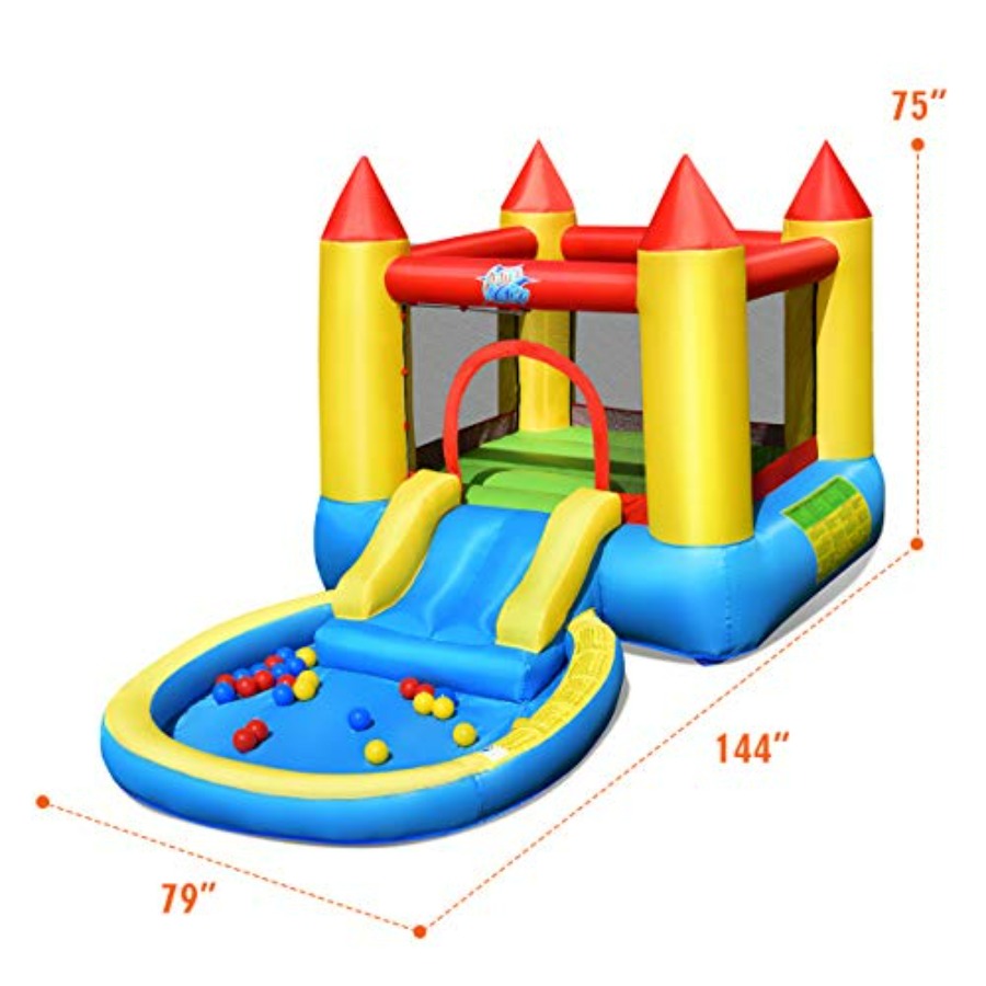 Casa inflable para niños de 3  - Kids Outdoor Bounce House reseña y precio