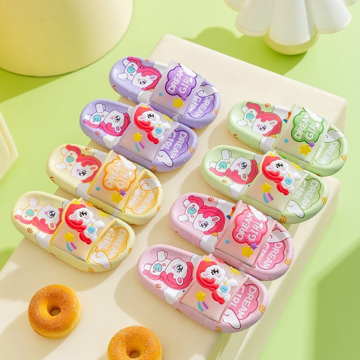 Lindas zapatillas de unicornio - Kids Indoor Outdoor Slippers reseña y precio