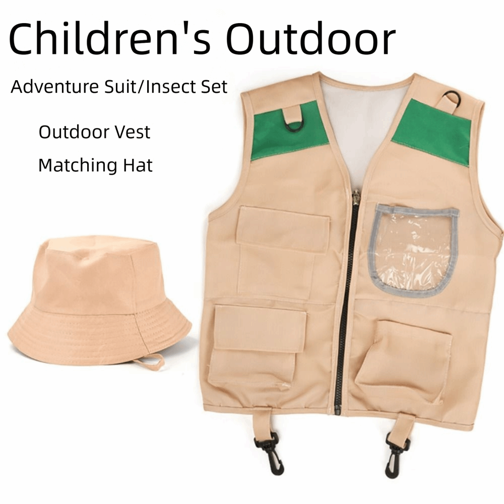 Chaleco y Sombrero de Explorad - Kids Outdoor Explorer Kit reseña y precio