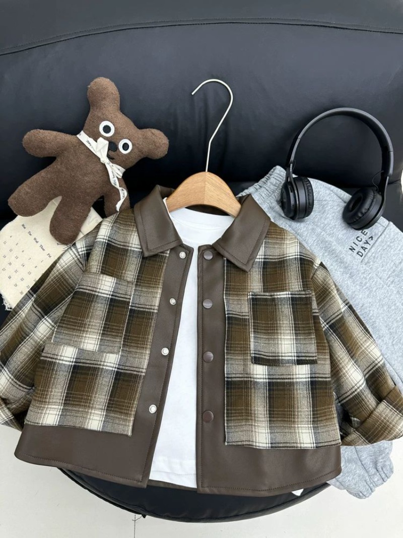 Chaqueta a cuadros para niños, - Kids Outdoor Outfit reseña y precio
