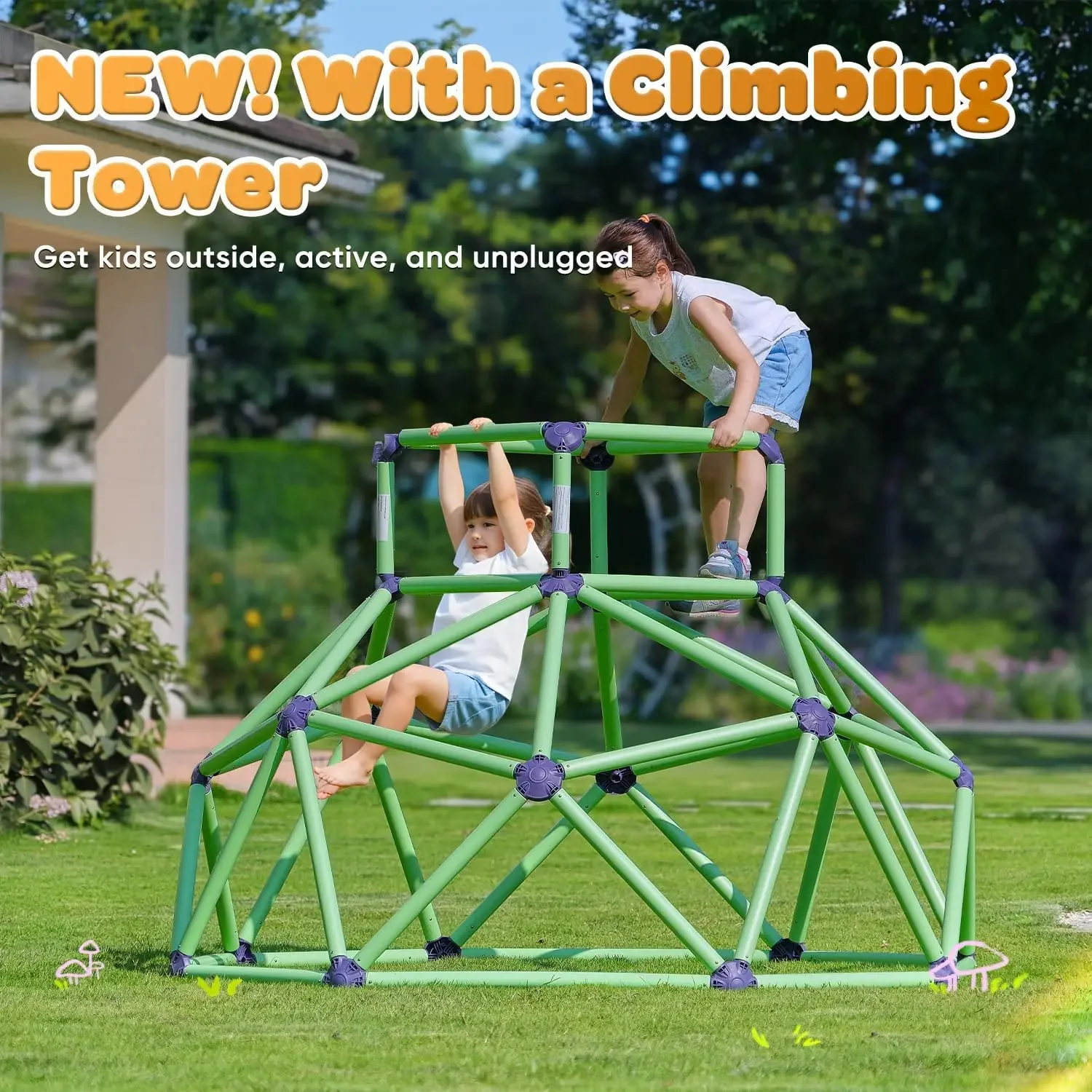 Zupapa Monkey Bars Climbing Do - Kids Outdoor Climbing Dome reseña y precio