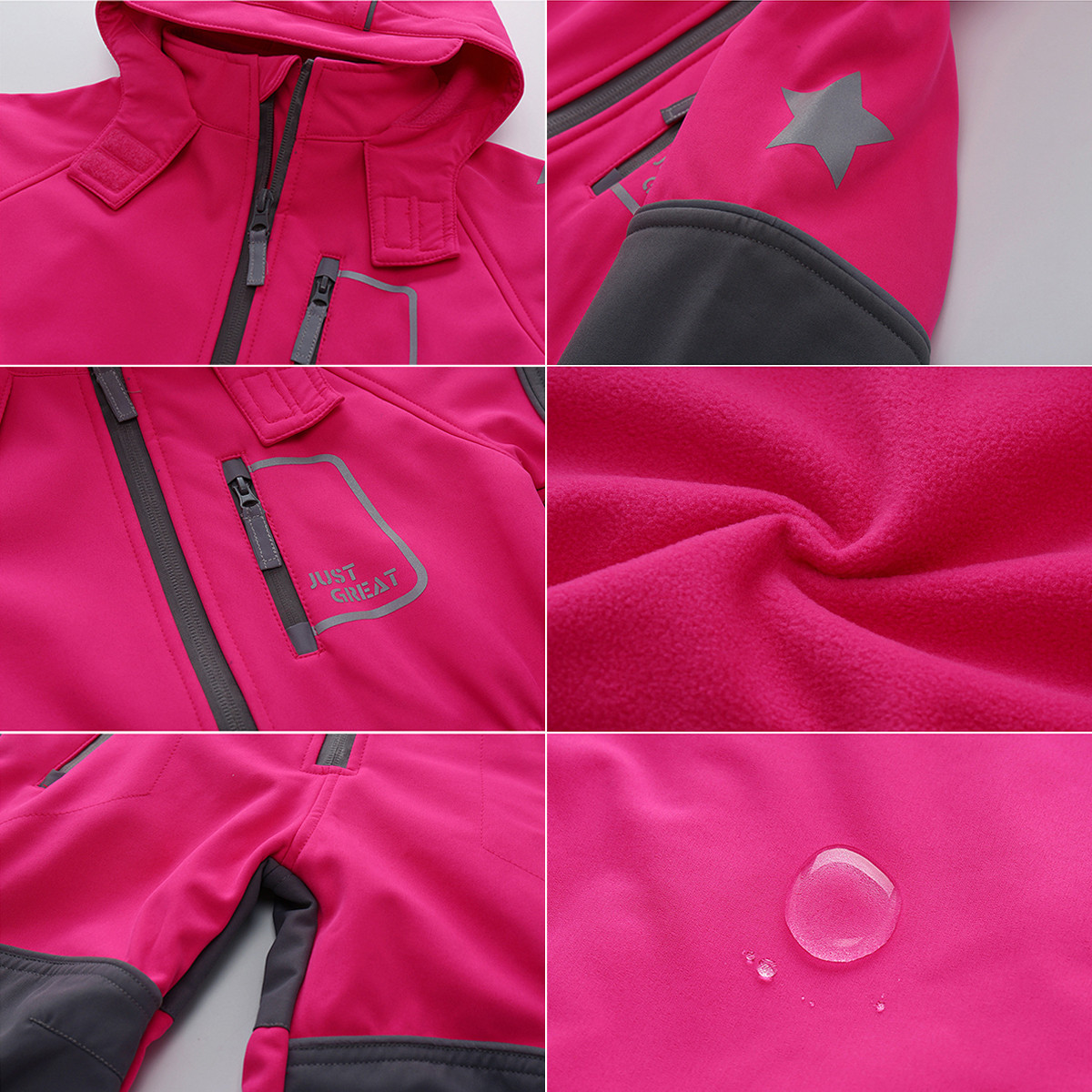 HONEYKING-monos Softshell para - Kids Outdoor Overalls reseña y precio
