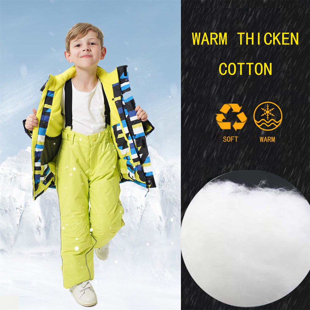 HONEYKING, pantalones de esquí - Kids Outdoor Overalls reseña y precio