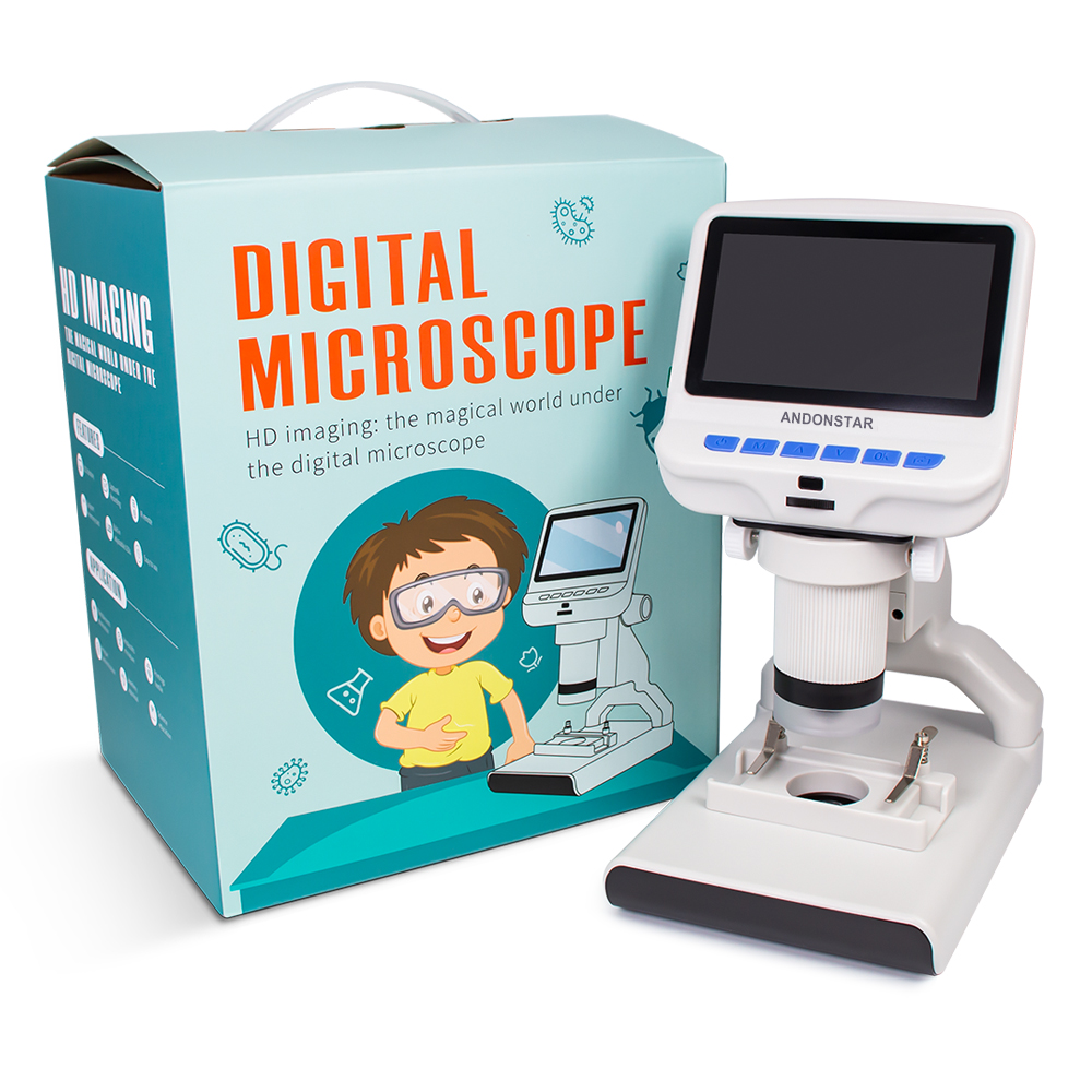 Andonstar 4,3 pulgadas niños 2 - Kids Outdoor Microscope reseña y precio