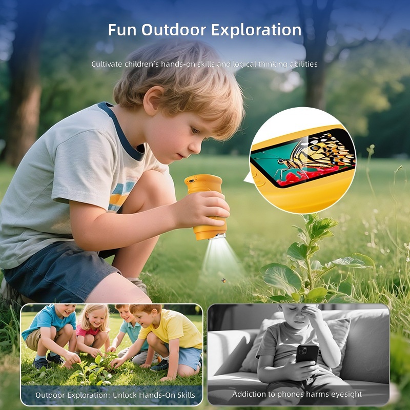 Microscopio Digital Portátil,  - Kids Outdoor Microscope reseña y precio