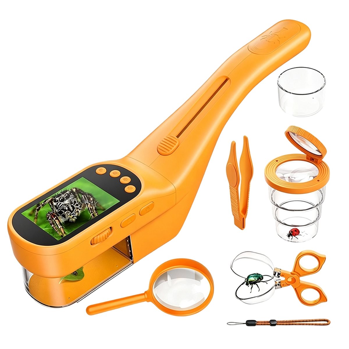 Microscopio de Mano 500X para  - Kids Outdoor Microscope reseña y precio