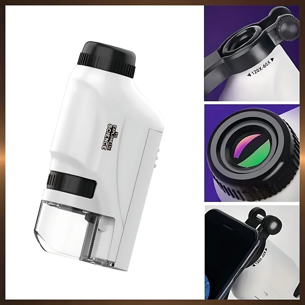 Microscopio de bolsillo portát - Kids Outdoor Microscope reseña y precio