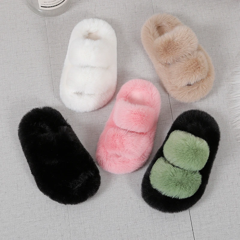 Zapatillas de piel de invierno - Kids Indoor Outdoor Slippers reseña y precio