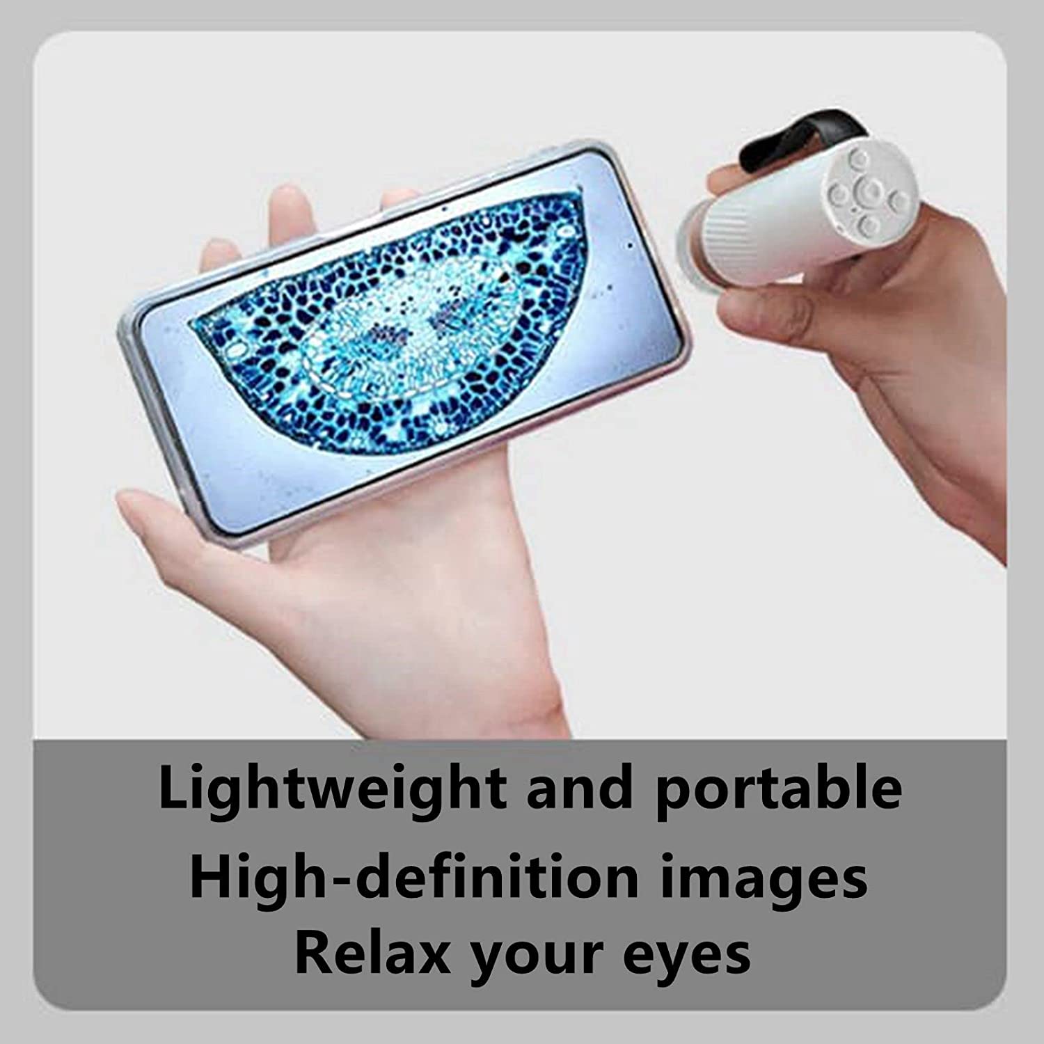 Microscopio Digital portátil p - Kids Outdoor Microscope reseña y precio